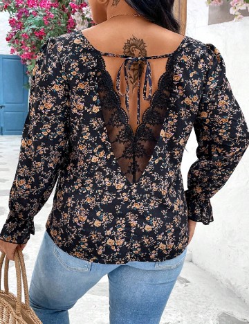 Bluza SHEIN CURVE, floral print