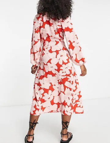 Rochie medie ASOS, roz Roz