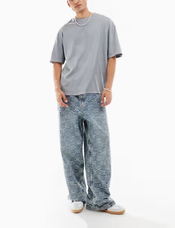 Tricou Oversize COLLUSION, gri