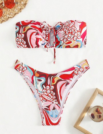 Costum de baie SHEIN, mix culori
