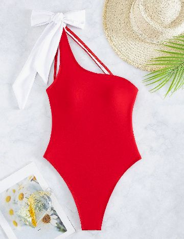 Costum de baie SHEIN, rosu