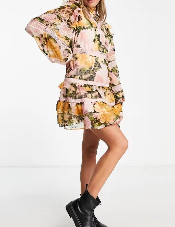 Rochie scurta Miss Selfridge, mix culori Mix culori