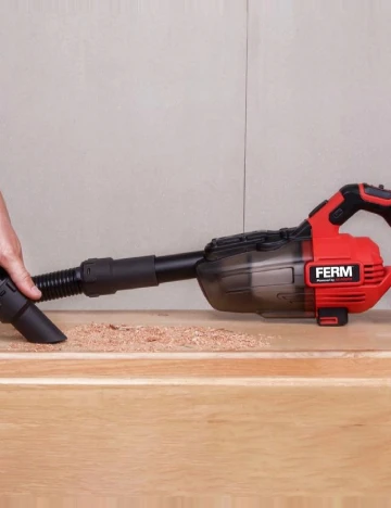 Aspirator fara fir FERM, negru