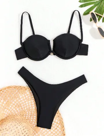 Costum de baie SHEIN, negru