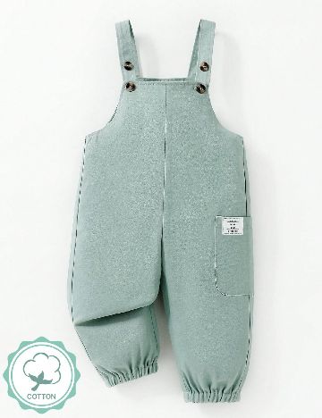 Salopeta Shein Kids, verde