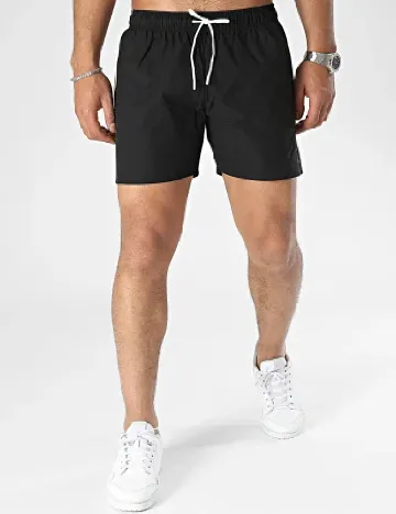 Short de baie BOSS, negru
