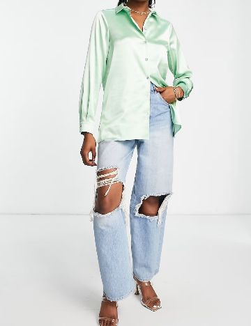 Camasa Miss Selfridge, verde