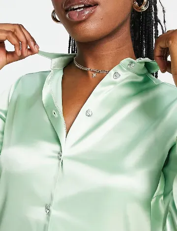 Camasa Miss Selfridge, verde Verde
