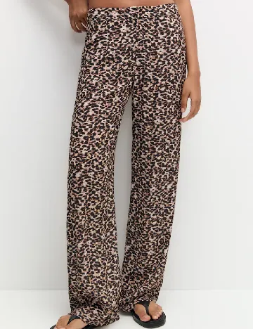 Pantaloni Pull&Bear, animal print Animal print