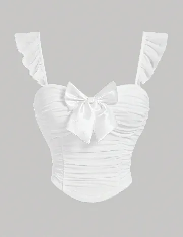 Top SHEIN, alb