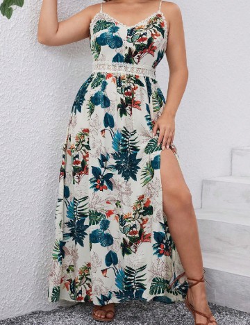 Rochie lunga SHEIN CURVE, mix culori