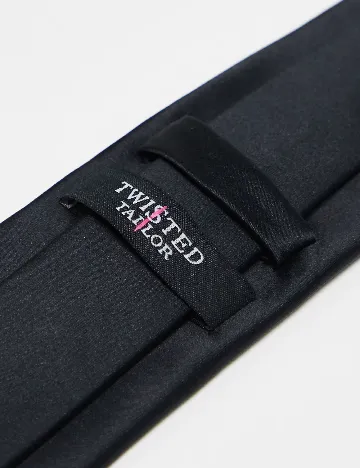 Cravata TWISTED TAILOR, negru Negru