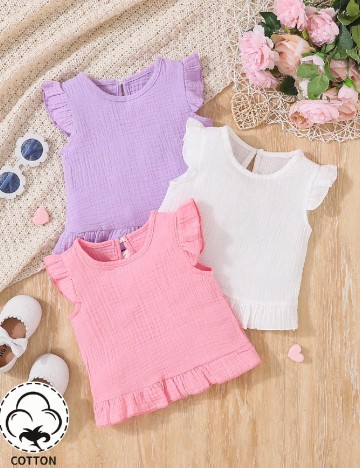 Set bluze 3 bucati Shein Kids, mix culori