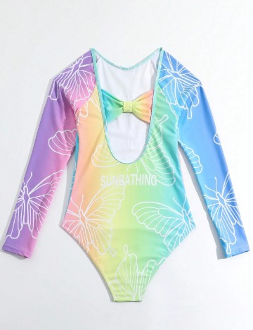 Costum de baie Shein Kids, mix culori