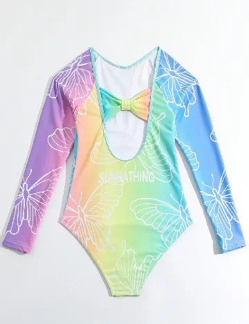 Costum de baie Shein Kids, mix culori