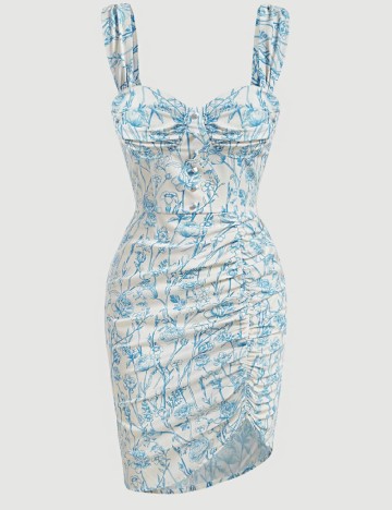 Rochie scurta SHEIN, albastru