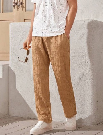 Pantaloni SHEIN, maro