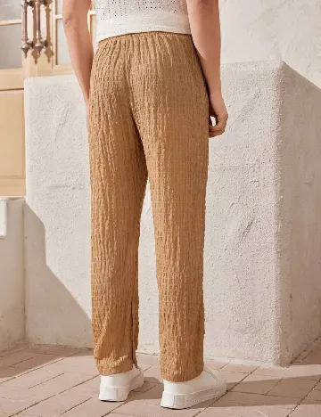Pantaloni SHEIN, maro