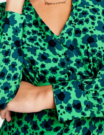 Rochie scurta Wednesday sgirl, verde
