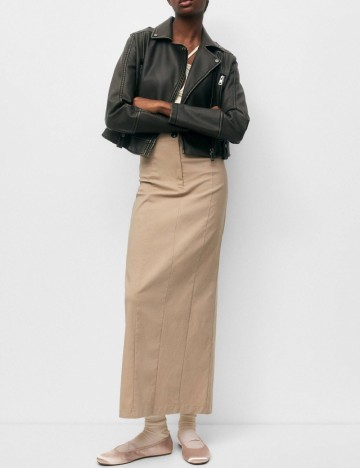 Fusta Pull&Bear, bej