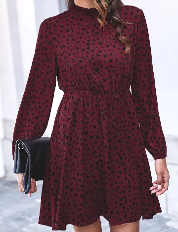 Rochie scurta SHEIN, visiniu Rosu