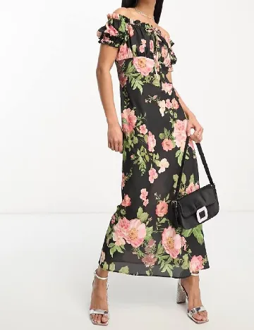 Rochie medie ASOS, floral print