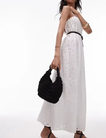 Rochie lunga Top Shop, alb