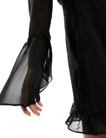 Rochie scurta Miss Selfridge, negru Negru