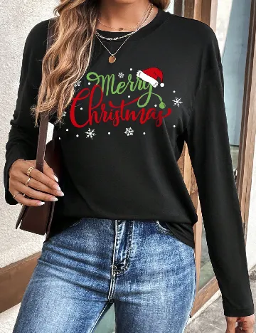 Bluza SHEIN, negru