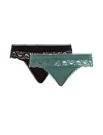 Set chiloti 2 perechi ACTION, verde/negru