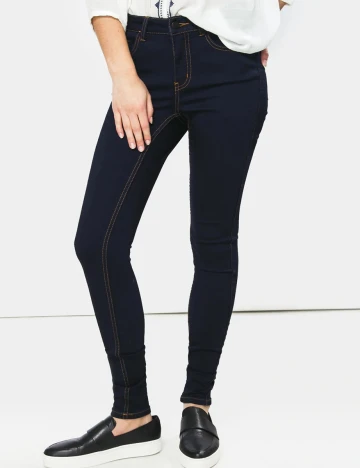 Blugi Pieces, bleumarin inchis