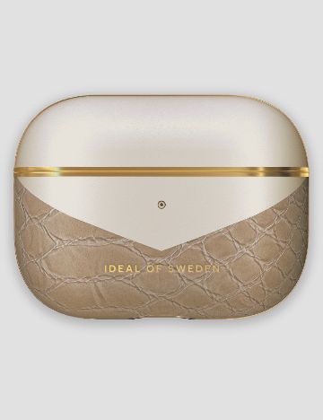 Husa AirPods IDEAL OF SWEDEN, maro/crem