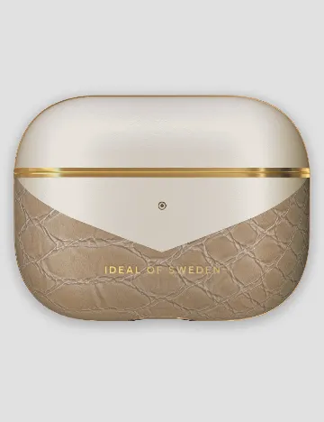 Husa AirPods IDEAL OF SWEDEN, maro/crem