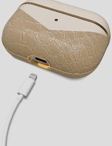 Husa AirPods IDEAL OF SWEDEN, maro/crem