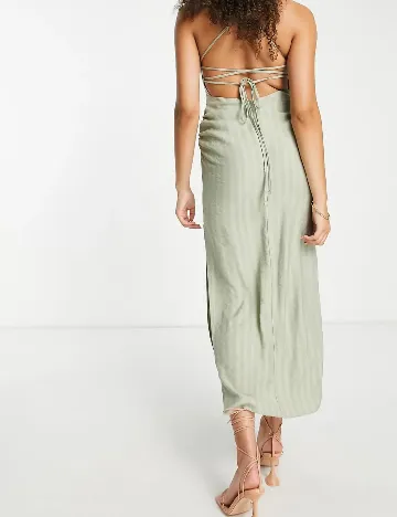 Rochie medie ASOS, verde