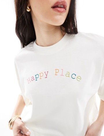 Tricou Only, alb