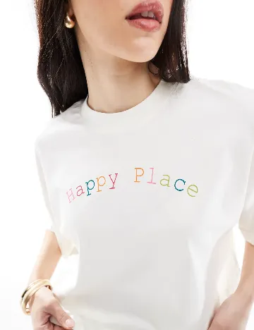 Tricou Only, alb
