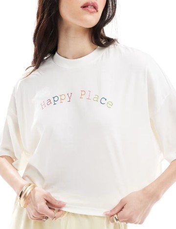 Tricou Only, alb