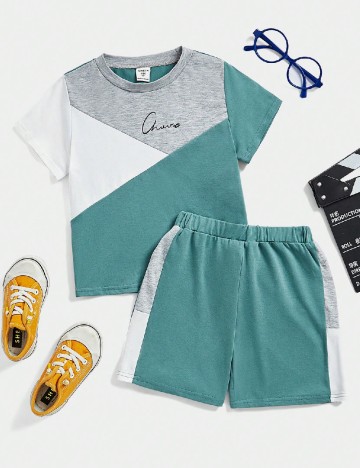 Compleu Shein Kids, verde