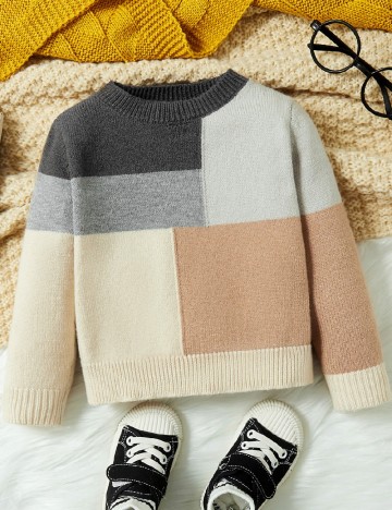 Pulover Shein Kids, mix culori