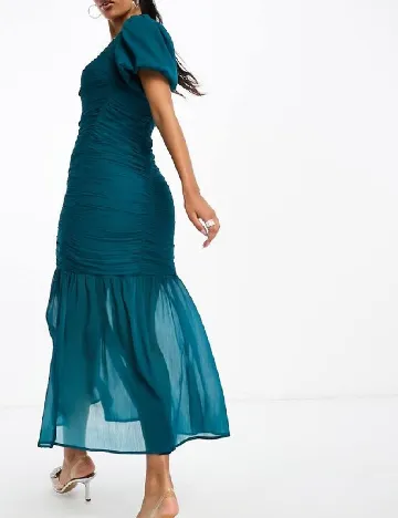 Rochie medie ASOS, turcoaz