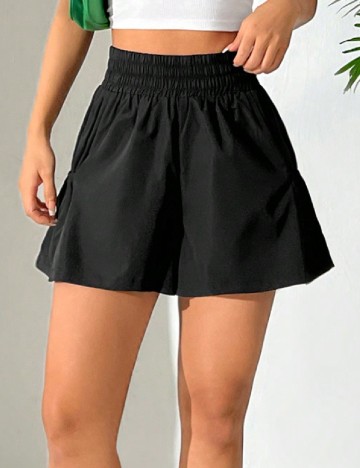 Pantaloni scurti SHEIN, negru