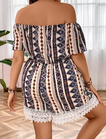 Salopeta SHEIN CURVE, mix culori