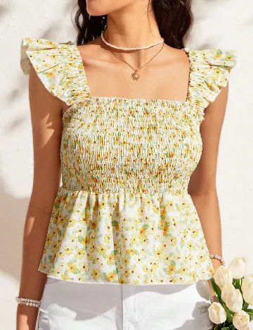 Top SHEIN, floral