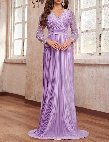 Rochie lunga Giffniseti, mov