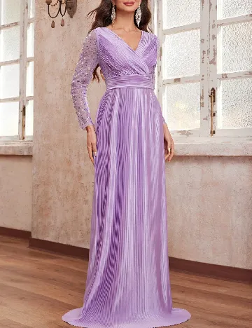 Rochie lunga Giffniseti, mov