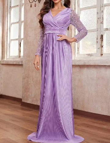 Rochie lunga Giffniseti, mov