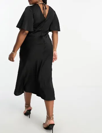 Rochie lunga ASOS Curve, negru