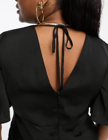 Rochie lunga ASOS Curve, negru