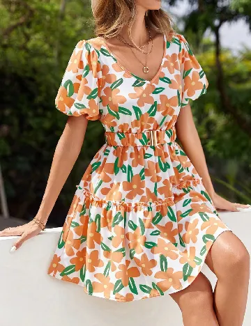 Rochie scurta SHEIN, floral